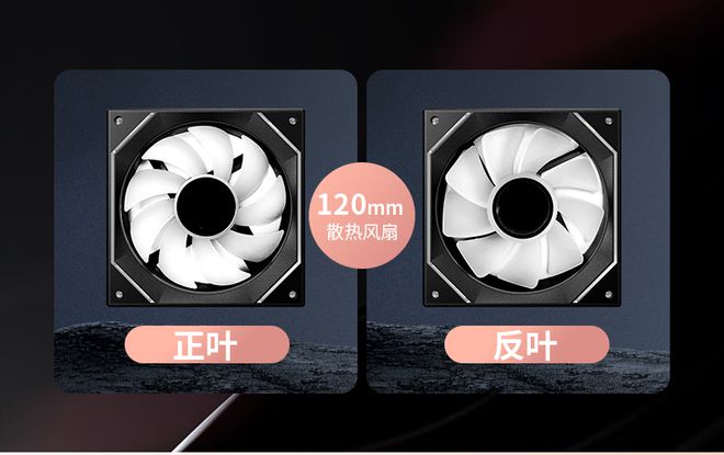 pg电子模拟器试玩游戏骨伽推出灵镜 V2 黑白12cm机箱散热风扇：正叶反叶可选(图2)